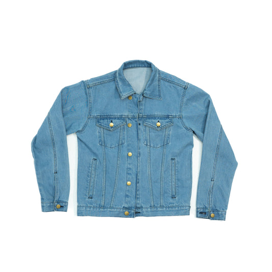 Trucker Jacket - 14.5oz Pale-Indigo Selvedge Denim